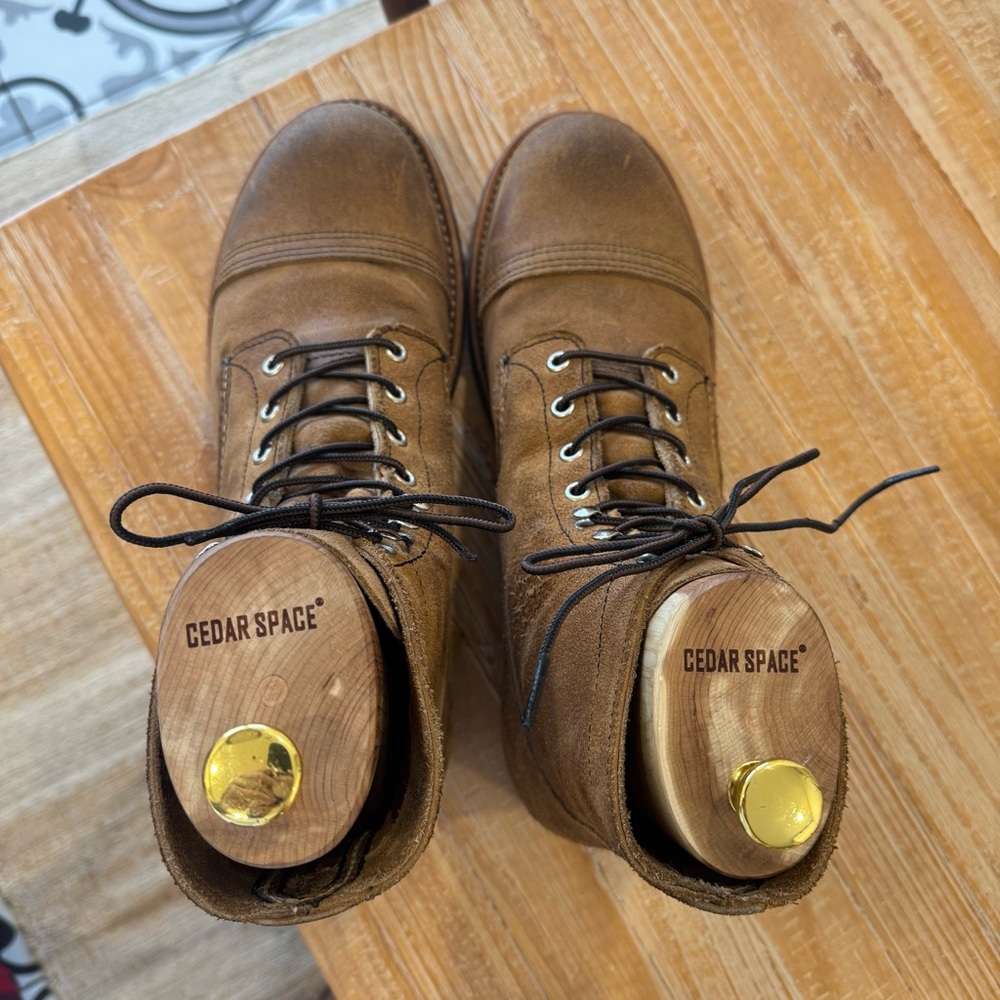 Red Wing Shoes Brown Leather Men's Boots - Picture 7 of 8